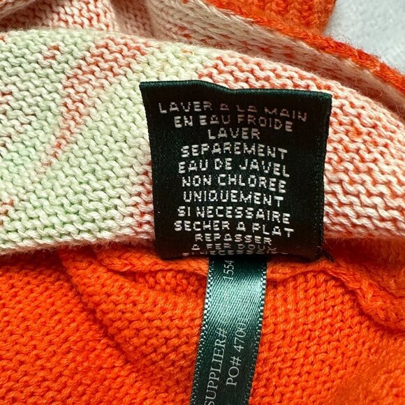 Lauren By Ralph Lauren Red Sweater With Floral Design Size M - Picture 6 of 7